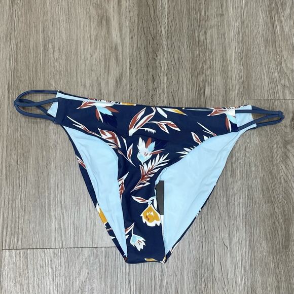 Dolce Vita Women's Pigeon Floral Matisse Side String Bikini Swim Bottoms sz L - Picture 1 of 5